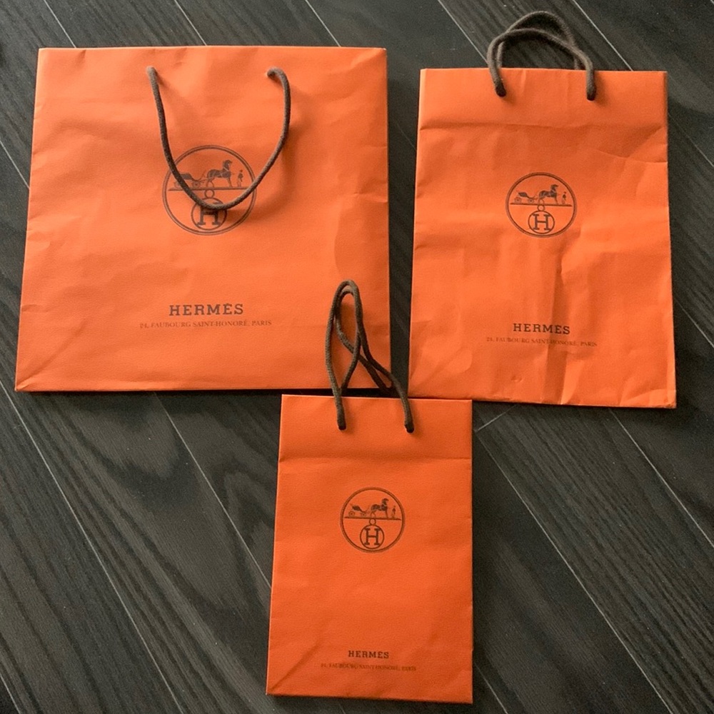 Hermes shopping bags